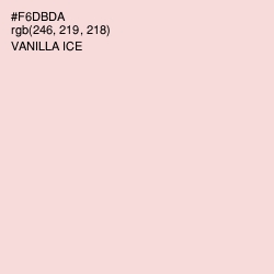 #F6DBDA - Vanilla Ice Color Image